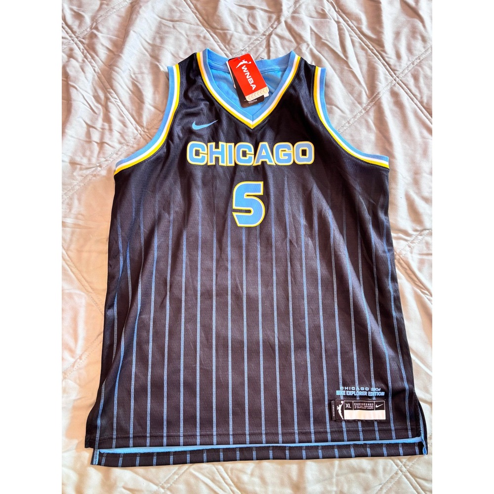 Nike Chicago Sky Angel Reese #5 Explorer Edition Youth Jersey XL 18/20